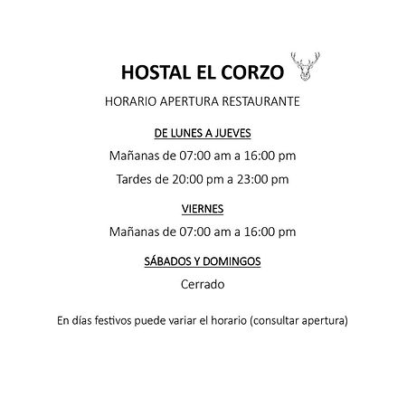 Hostal El Corzo Villafranca Eksteriør billede